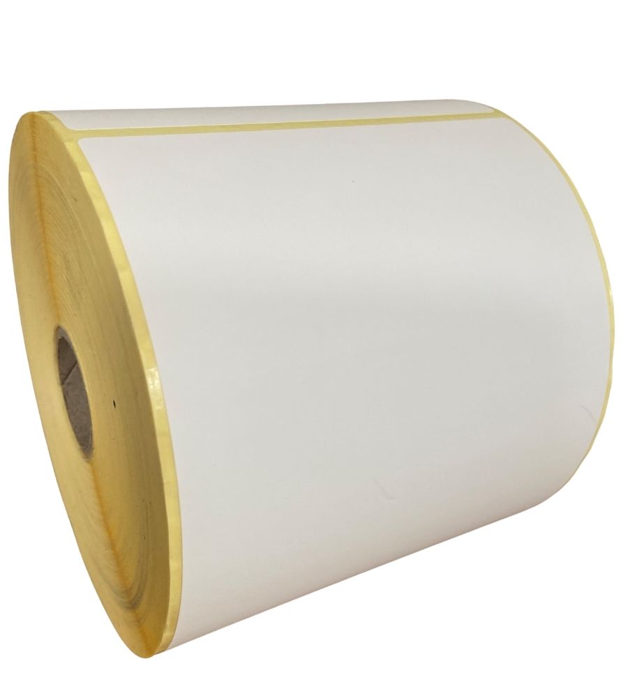 4 x 6" direct thermal labels for desktop printers. 25mm (1") core diameter.