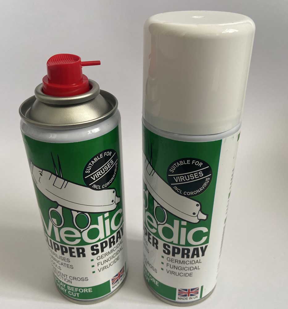 Medic Clipper Spray - anti-rust / corrosion formula helps to protect blades and prolong your hair clippers life