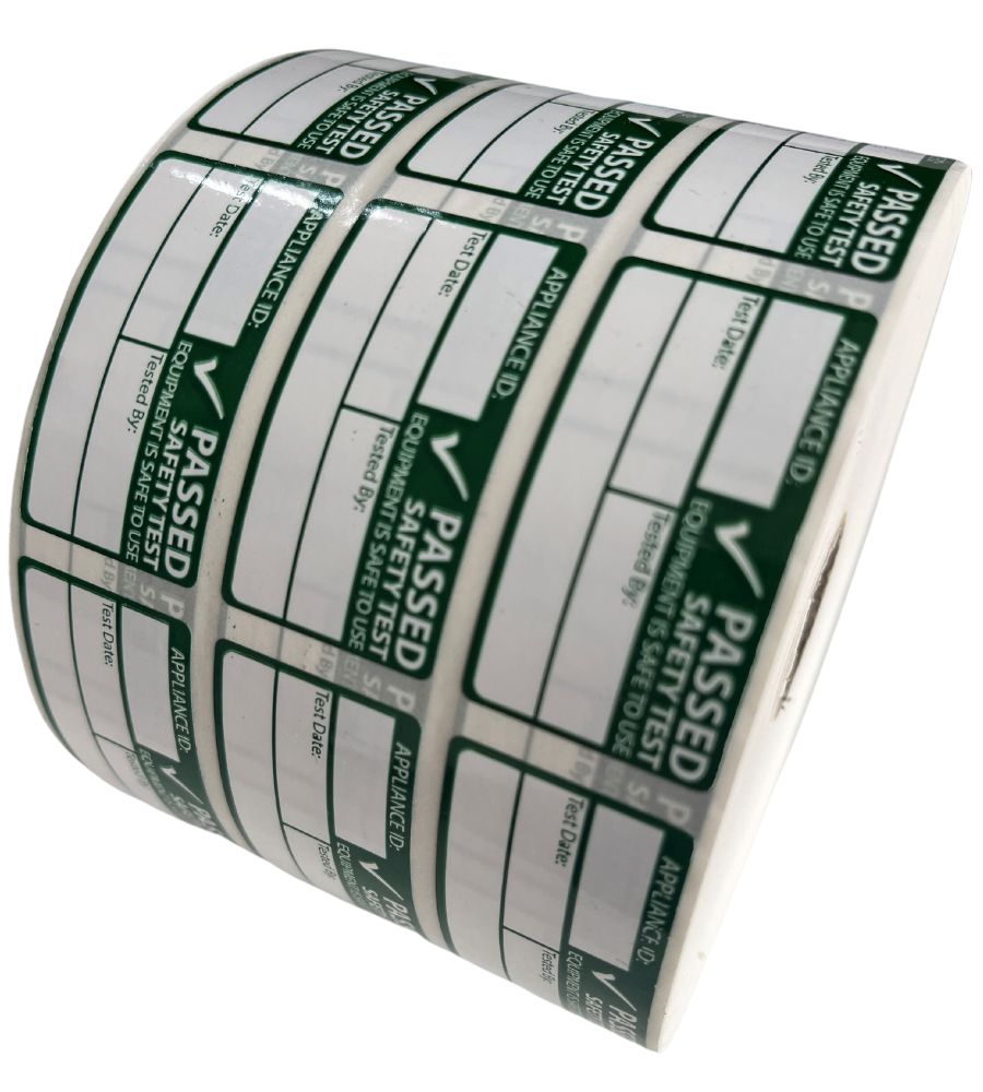 4th Edition Pass Printable PAT Test Labels - Tough PP Labels – 638 Labels