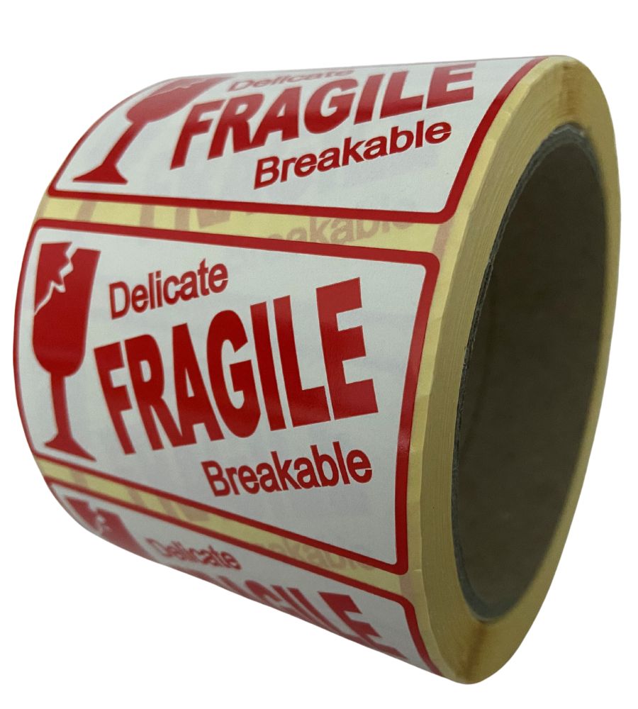Fragile / Delicate / Breakable Labels with broken glass pictogram – 638 ...
