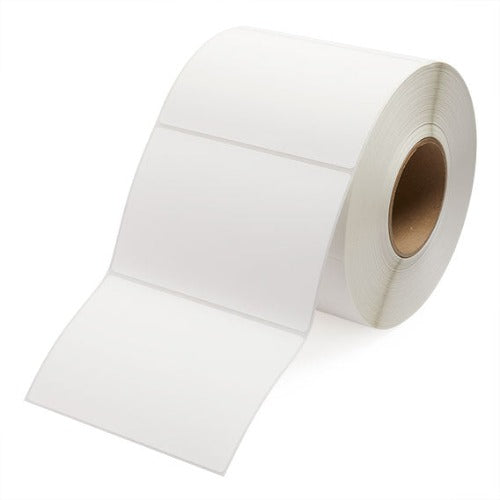 6 x 4 Inch Direct Thermal Labels with Perforation - 6,000 Labels - 1,500 per roll - 76mm core