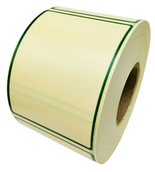 Avery 58 x 76mm Direct Thermal Scale Labels - Cream & Green