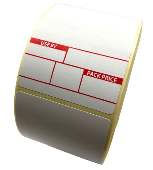 Avery Scale Labels - 49mm x 74mm - USE BY and PACK PRICE - Format 2