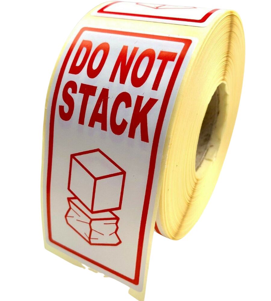 Do Not Stack Label Types Do Not Stack Labels - 50 x 100mm – 638 Labels