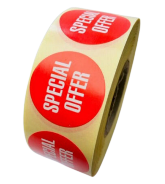 Special Offer Labels  - 30mm diameter - 1,000 Labels