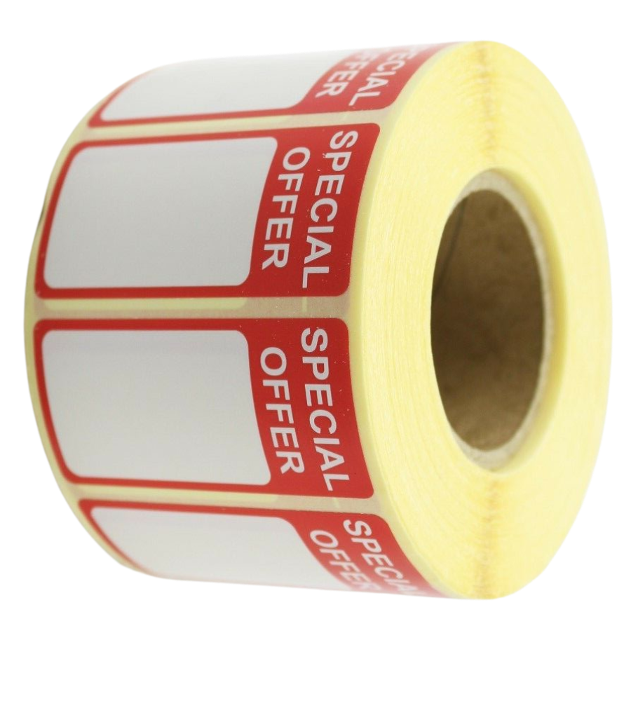 Special Offer Labels - Promotional Labels - 25 x 50mm – 638 Labels